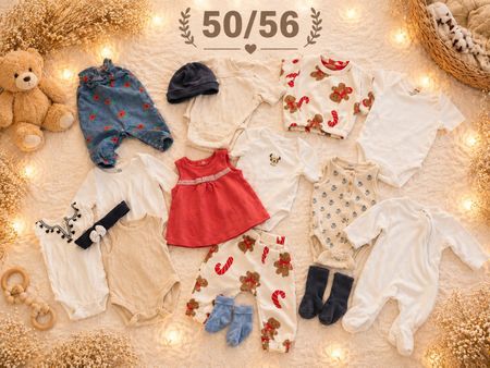 Babykleider-Set, Grösse 50-56, Top Zustand, 16-teilig
