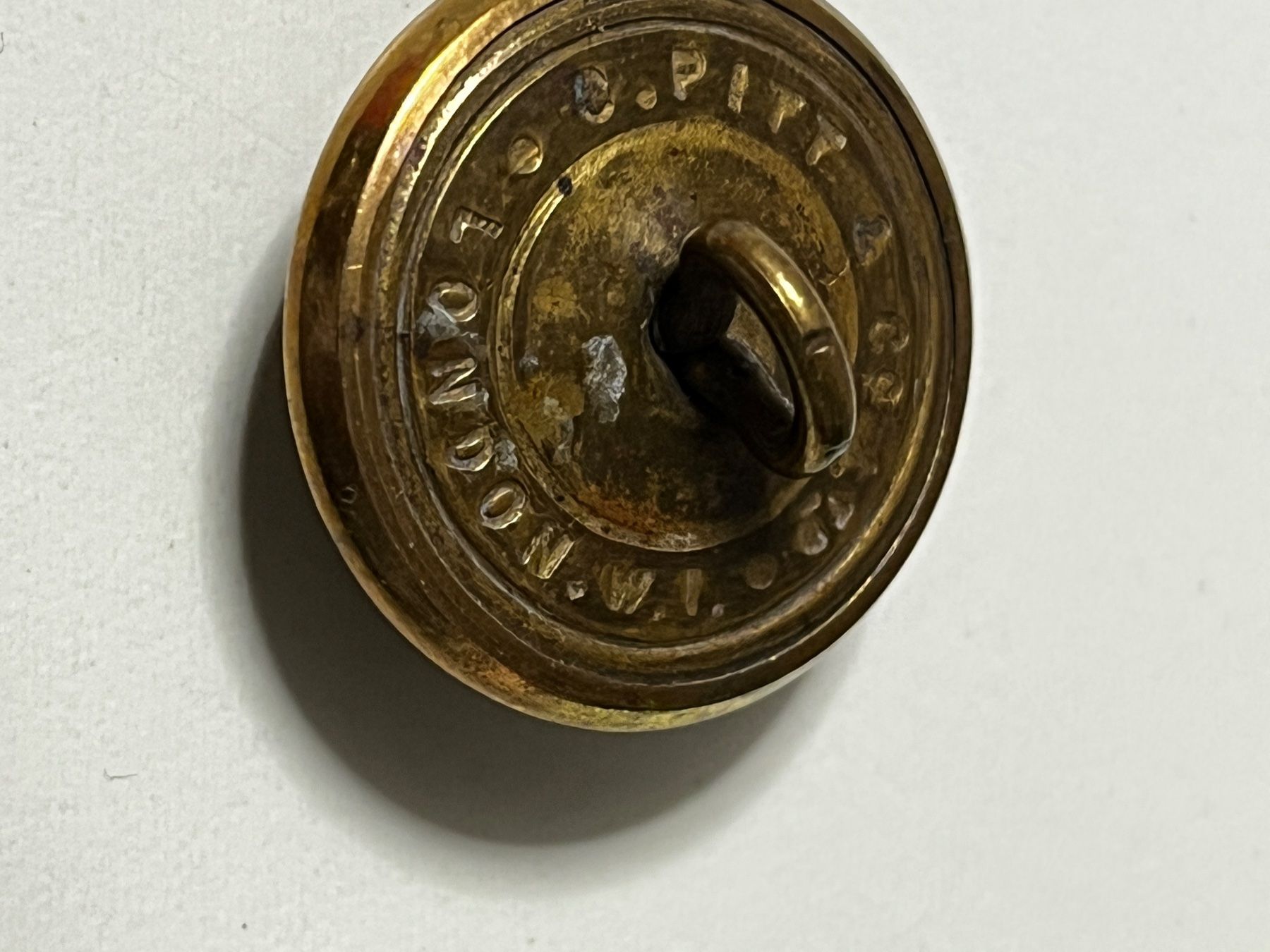 Knöpfe: Antiker Uniformknopf, London, C. Pitt – Gebraucht aus Winterthur von Wusa01 3