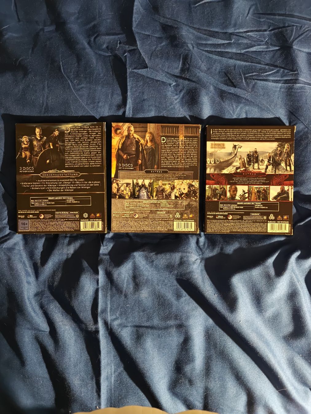 Tutti i DVDs: Vikings Staffel 1 - 3 deutsch Bluray – Nuovo (secondo la descrizione) da Schwerzenbach venduto da Salamon33 1