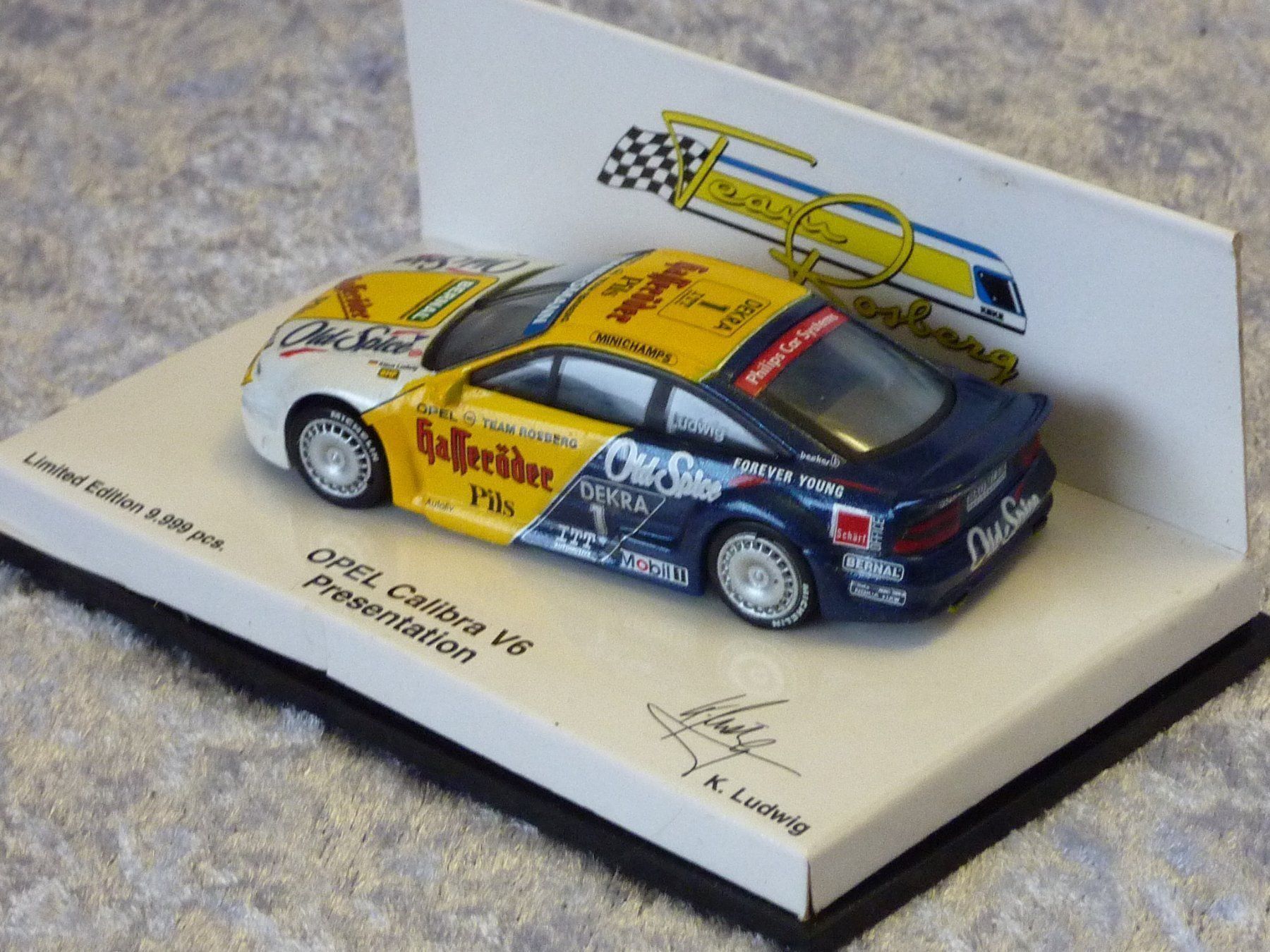 Minichamps Modellini d'auto: Opel Calibra Rosberg 1:64 – Nuovo (secondo la descrizione) da Dürrenäsch venduto da modellautos4you 2