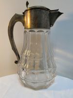 Glaskaraffe mit 800er Silbermontur
