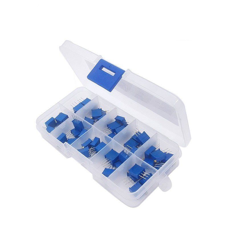 Componenti elettronici: Multiturn Trimmpotentiometer Sortiment 10x 5Stk – Nuovo e nell'imballaggio originale da Illnau venduto da diy-shop