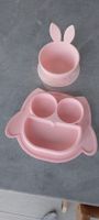 Set repas bébé en silicone Brunoko – assiette ventouse + tas