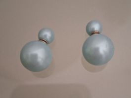 Silber 925 Krügeli.Stecker Türkis