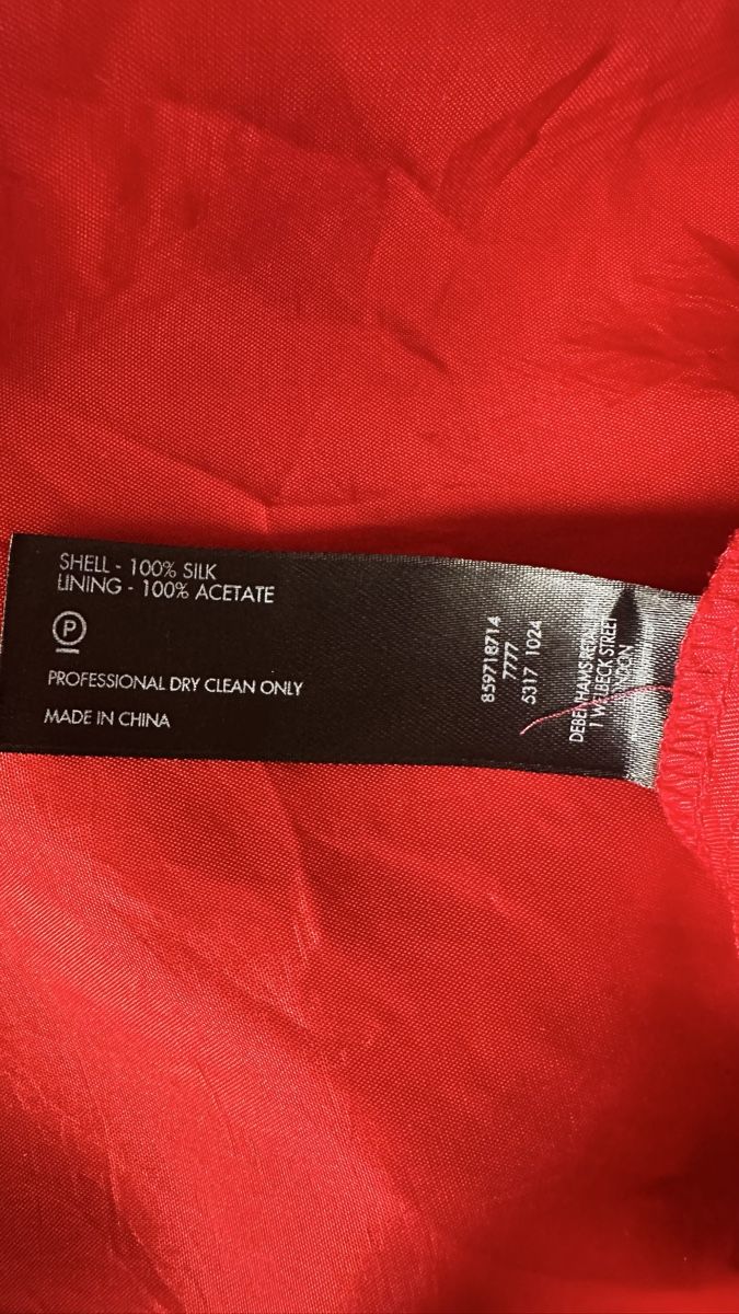 Vestiti: Robe Jasper Conran rouge taille 16 soie neuf – Nuovo (secondo la descrizione) da Vuippens venduto da ale_6gkb 4