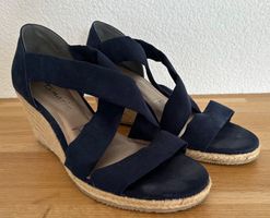 Schuhe TAMARIS Keil Sandalette blau Gr. 40
