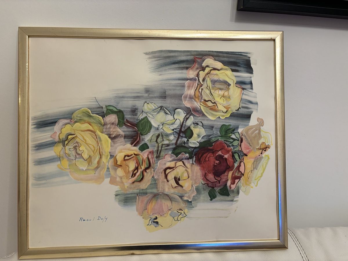 Grafiken & Lithographien: lithographie Roses, Raoul Dufy – Gebraucht aus Genève von ati_tj8f 3