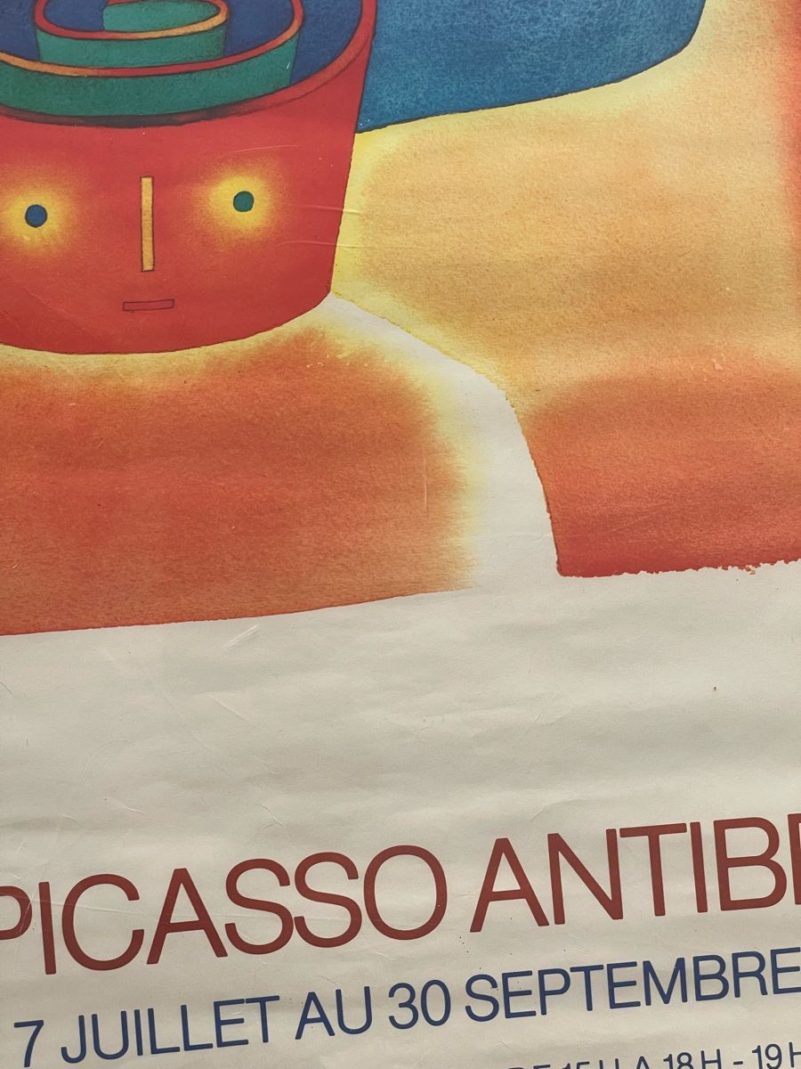 Foto & Immagini: Affiche Originale Folon Musée Picasso Antibes 1984 – Usato da Delémont venduto da Pepites_and_fripes 3
