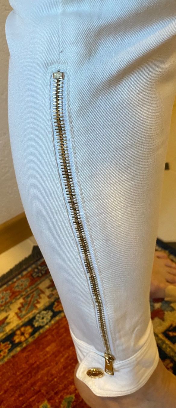 Gucci Pantaloni: Gucci Pantalon chic crème 38 – Usato da Genolier venduto da ber_j8yx 6