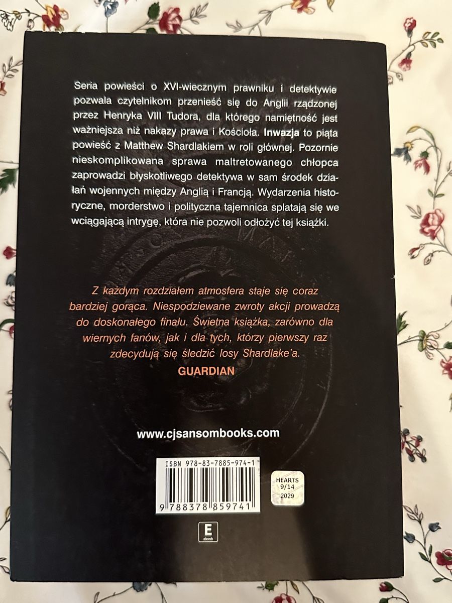 Libri: C. J. Sansom Inwazja Buch – Nuovo (secondo la descrizione) da Aarwangen venduto da Wikipr 1