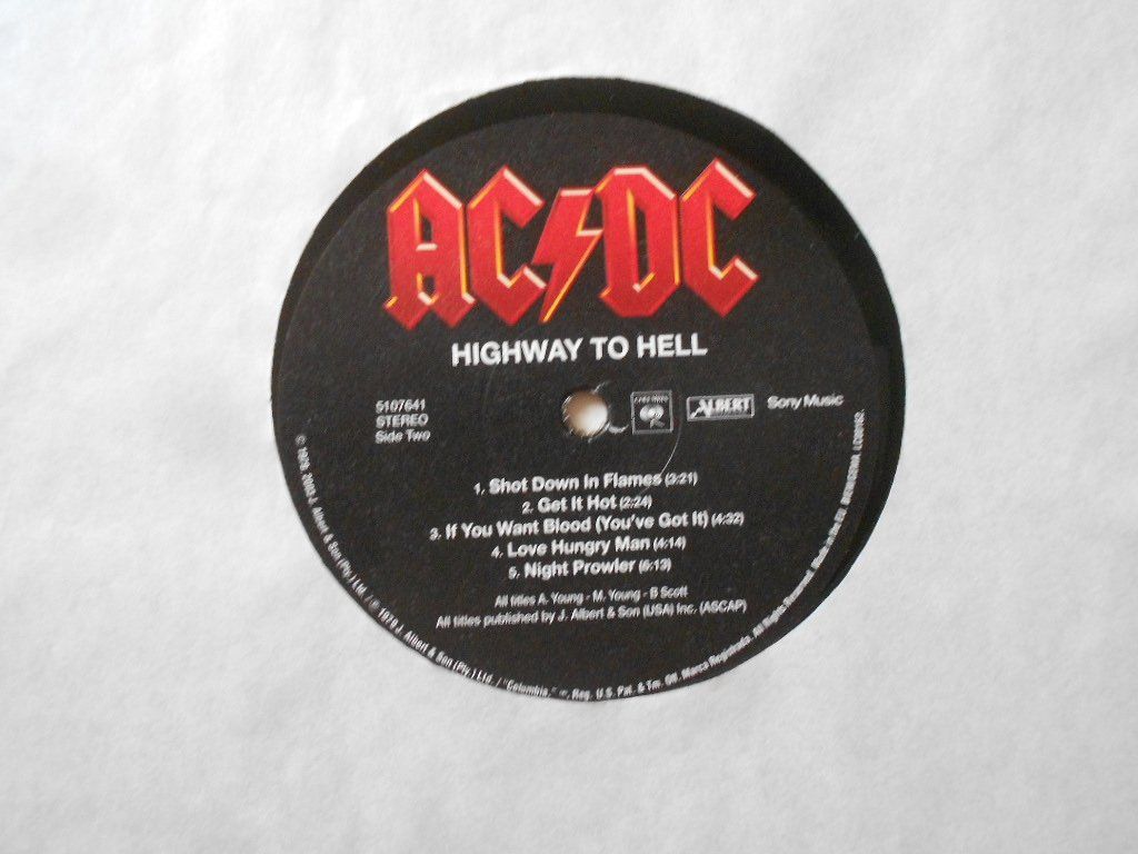 Vinyles: AC / DC  -  HIGHWAY TO HELL – D'occasion à Bex par Giorgiob 4