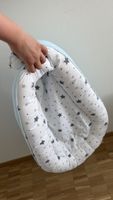 Baby Nestchen Aufsatz Sternenmuster blau
