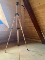 Fotostativ aus Holz und Metall, circa 1980