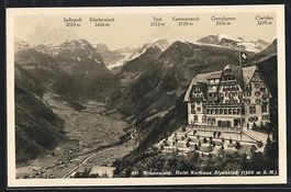 Braunwald, Hotel-Pension Alpenblick mit 