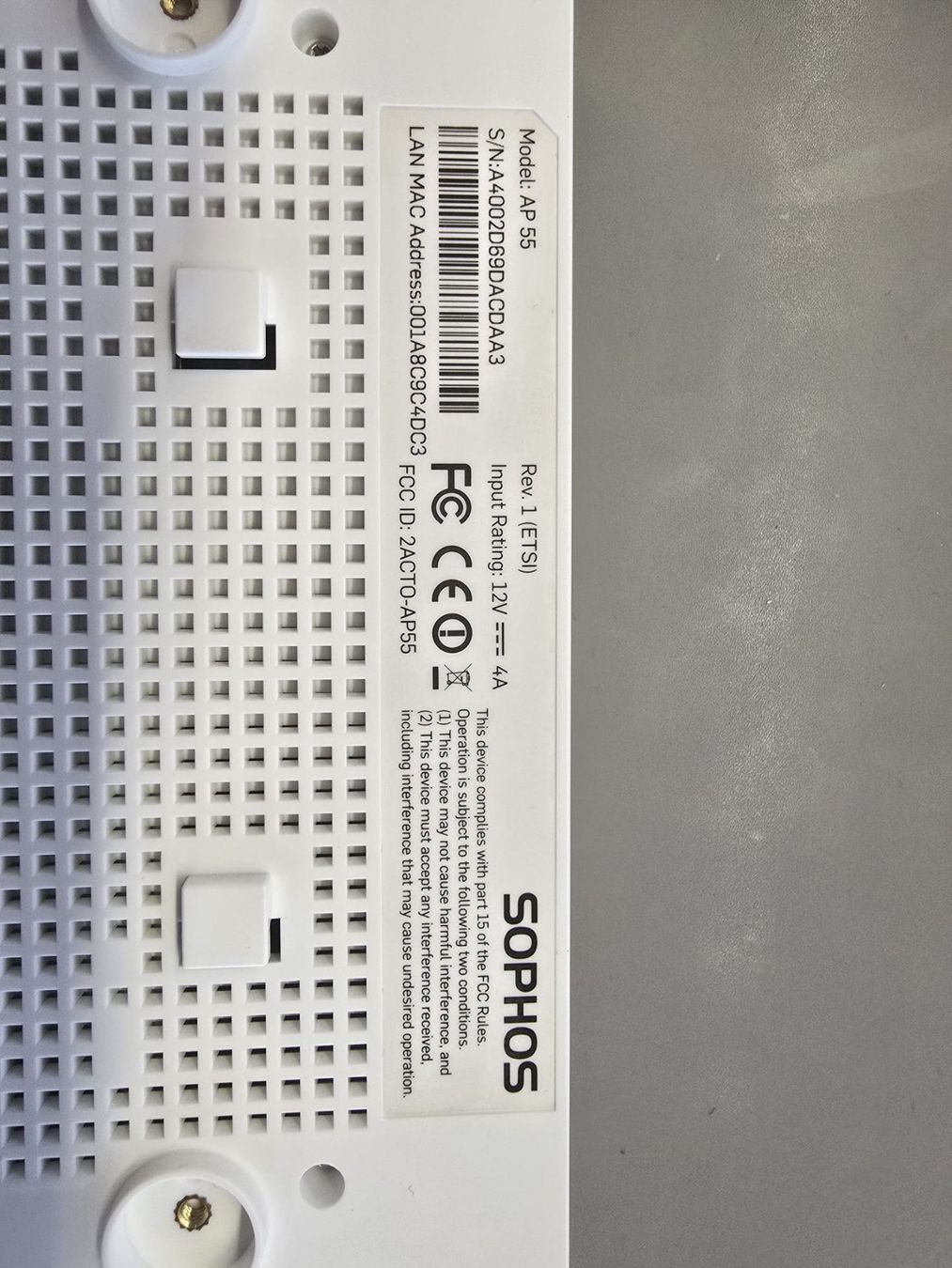 WiFi: Sophos AP 55 Access Point – Usato da Tübach venduto da VGS_Schweiz_AG 1