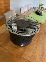 Holzkohlengrill mit Belüftung