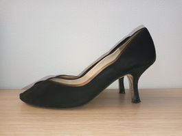 THOMMY HILFIGER Peeptoes Gr. 36,5 schwarz