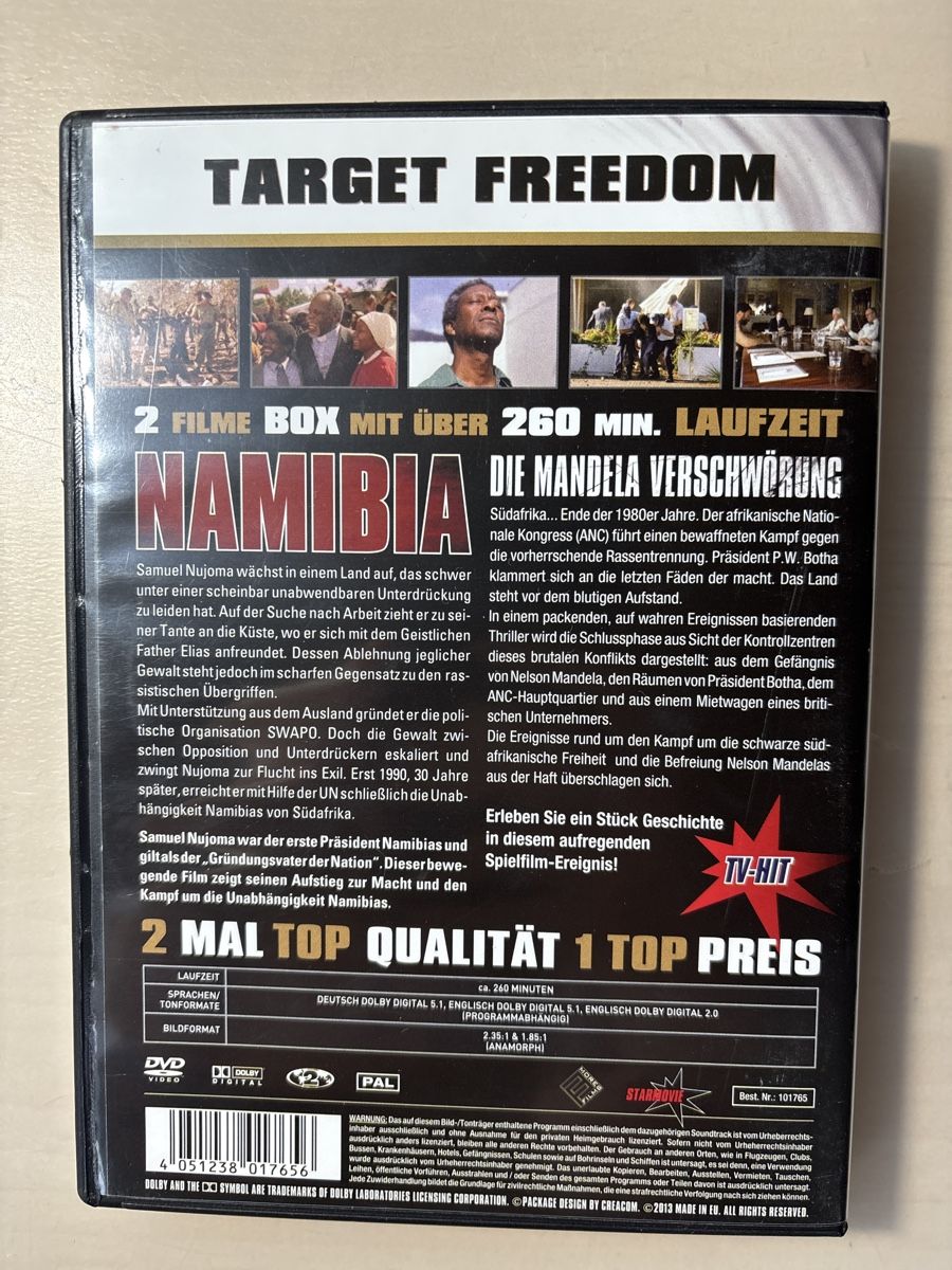 Alle DVDs: Target Freedom: Namibia & Mandela (0605) – Gebraucht aus Ruswil von Slivio_ 1
