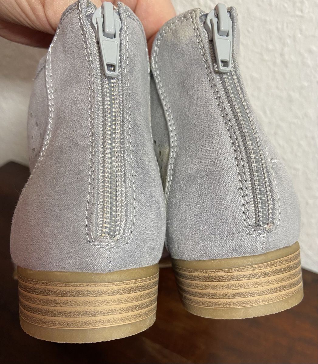 Graceland Scarpe da donna: Stiefeletten mit Lochmuster Gr. 38 hellgrau – Nuovo (secondo la descrizione) da Fislisbach venduto da KolibriSecondhand 7