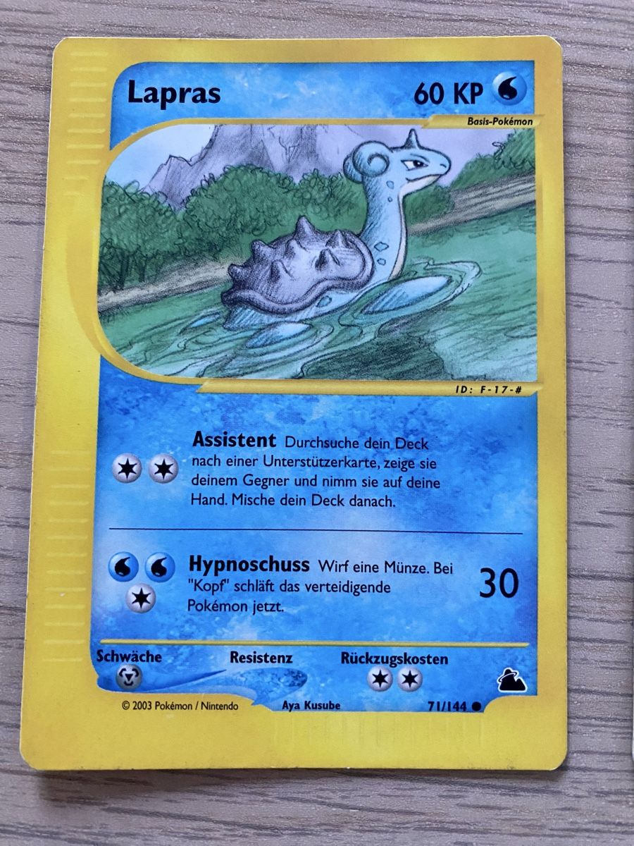 Pokémon Cartes à collectionner: Pokemon Karten Feurigel, Evoli, Lapras, Magnetilo, Voltobal – D'occasion à Haldenstein par lisipe 6