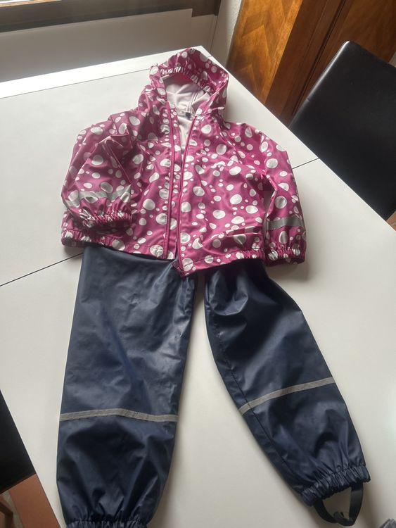 FILOWA Kinder Regenanzug 2-teilig - Wasserdicht Mit Kapuze Für 8-14 Jahre