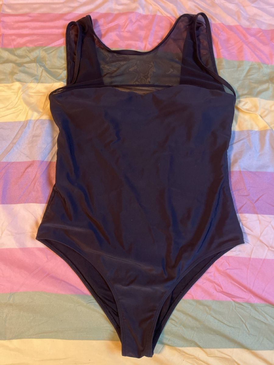 Costumi da bagno & Bikini: Schwarzer Badeanzug mit Netzeinsatz, Gr. S/M – Usato da Kaisten venduto da saleforfun