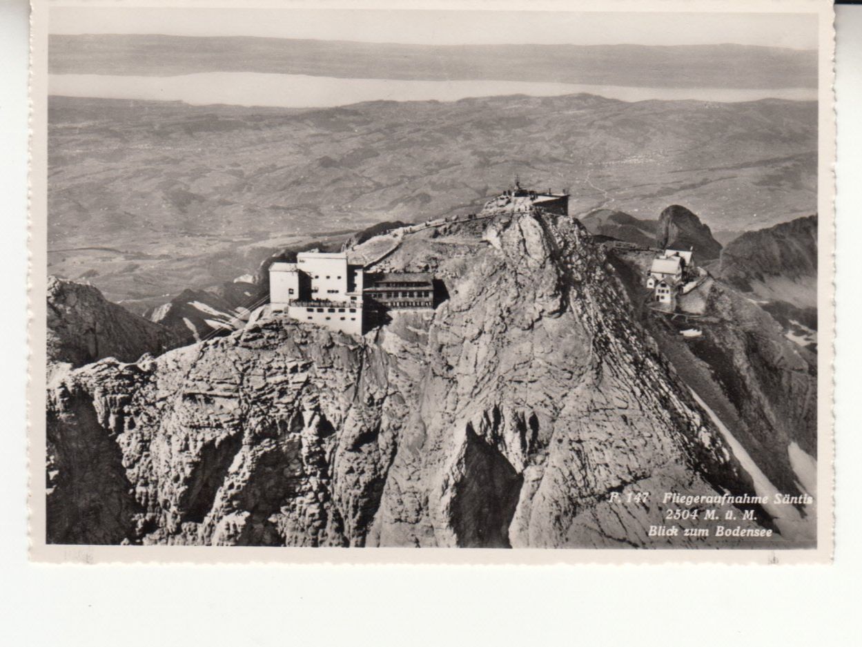Cartoline postali: Säntis ca. 1950 – Usato da Bürglen TG venduto da StampGraf