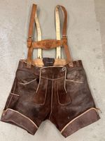Lederhose original Trachtenhose mit Hosenträgern Oktoberfest