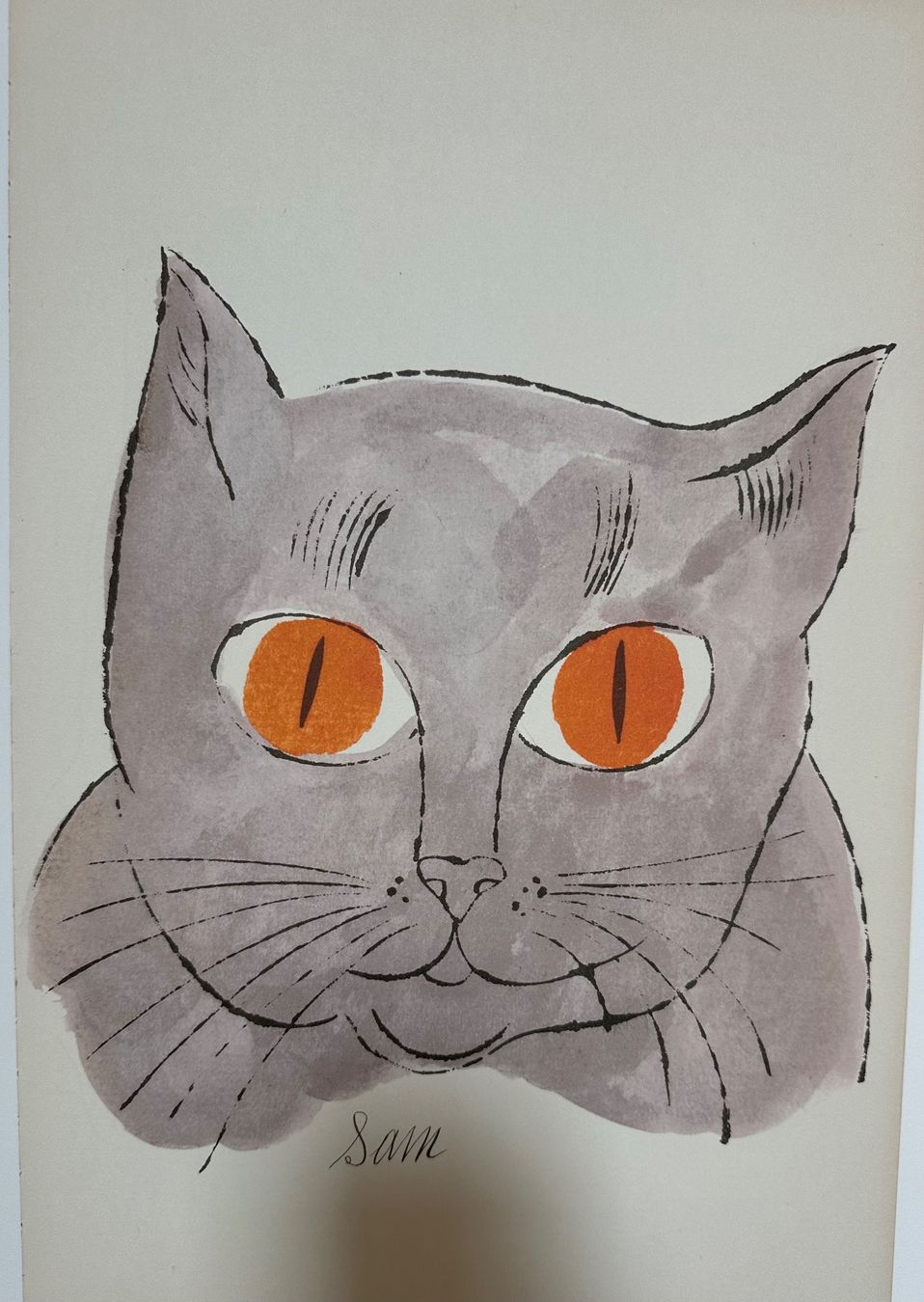 Poster & Bilder: Warhol: Sam the Cat, POP Art 31/100 – Neu (gemäss Beschreibung) aus Meilen von Smgdesign 5