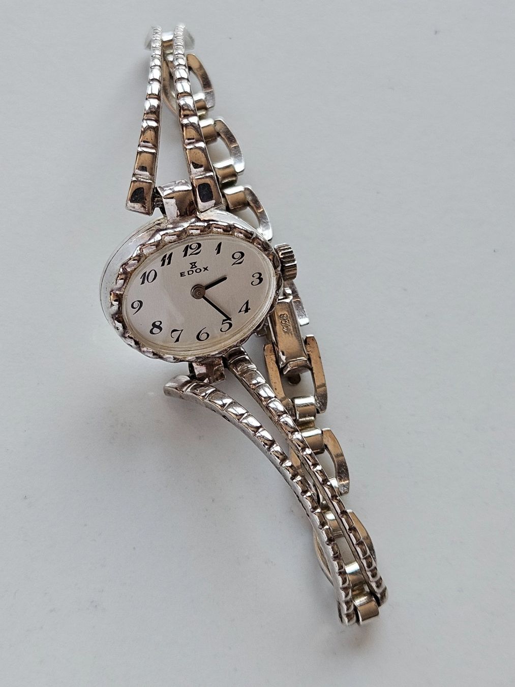 Edox Orologi: 55 Edox Silberuhr 0.835 Damenuhr – Usato da Berikon venduto da mmm21 3