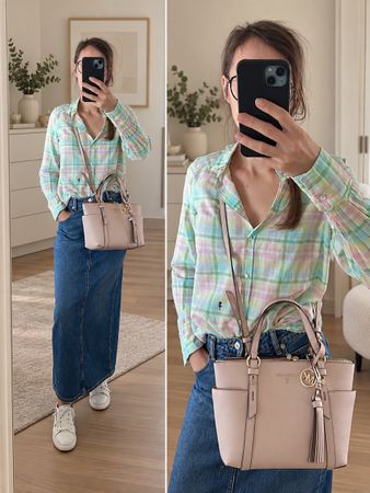 Michael Kors Sullivan Handtasche+Portemonnaie/Rosa/neu