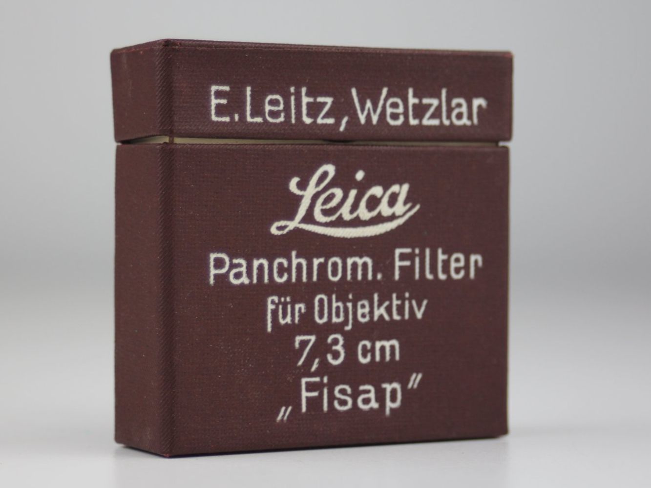 Leitz Filtri: Leica Panchrom Filter 7.3cm Fisap Leitz – Usato da Basel venduto da IRMAundFRED