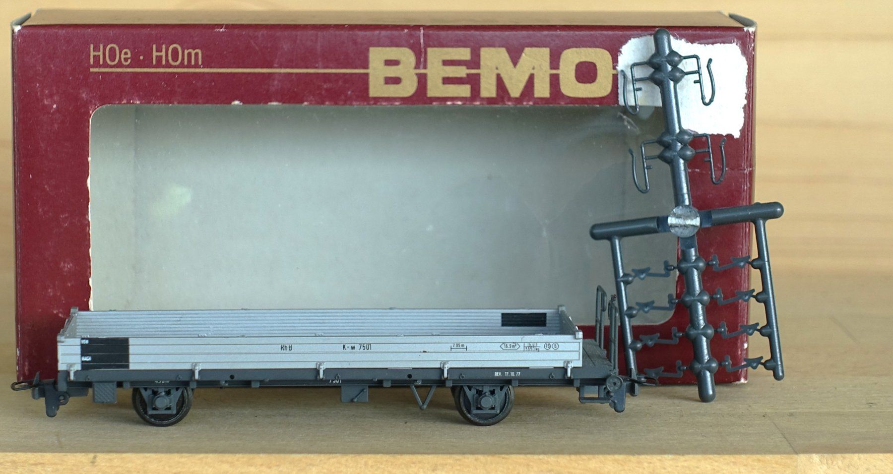 Bemo Modelleisenbahnen: RhB K-w 7501, Bemo Art. 2264 101. DC. – Gebraucht aus Horw von SwissSteamMemories 1