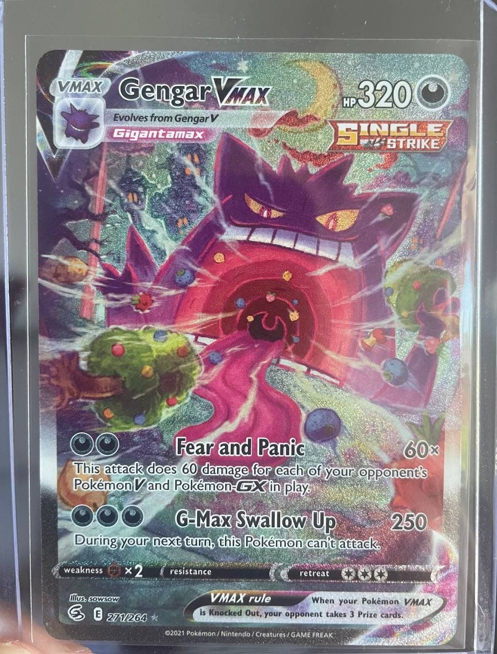 Pokémon Carte collezionabili: GENGAR VMAX 271/264 – Usato da Ponte capriasca venduto da TheCrash01