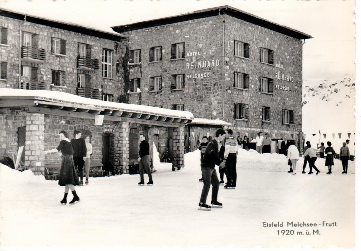 Cartoline postali: Eisfeld beim Hotel Reinhard Melchsee Frutt – Usato da Wolhusen venduto da Curver9