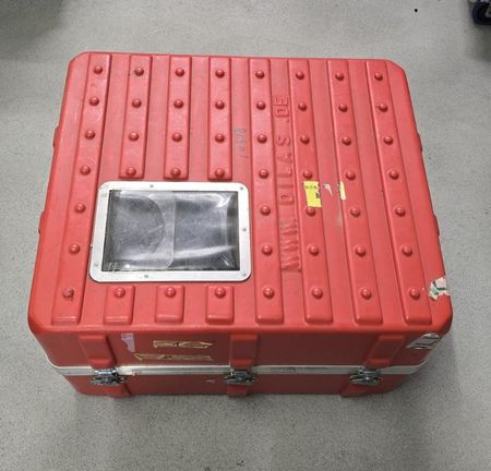 Robuster Transportkoffer / Industriekoffer Rot