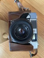 Analoge Kamera Agfa Color-Agnar mit Ledertasche gebraucht
