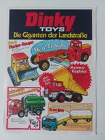 Dinky Toys Giganten der Landstrasse Reklame Poster