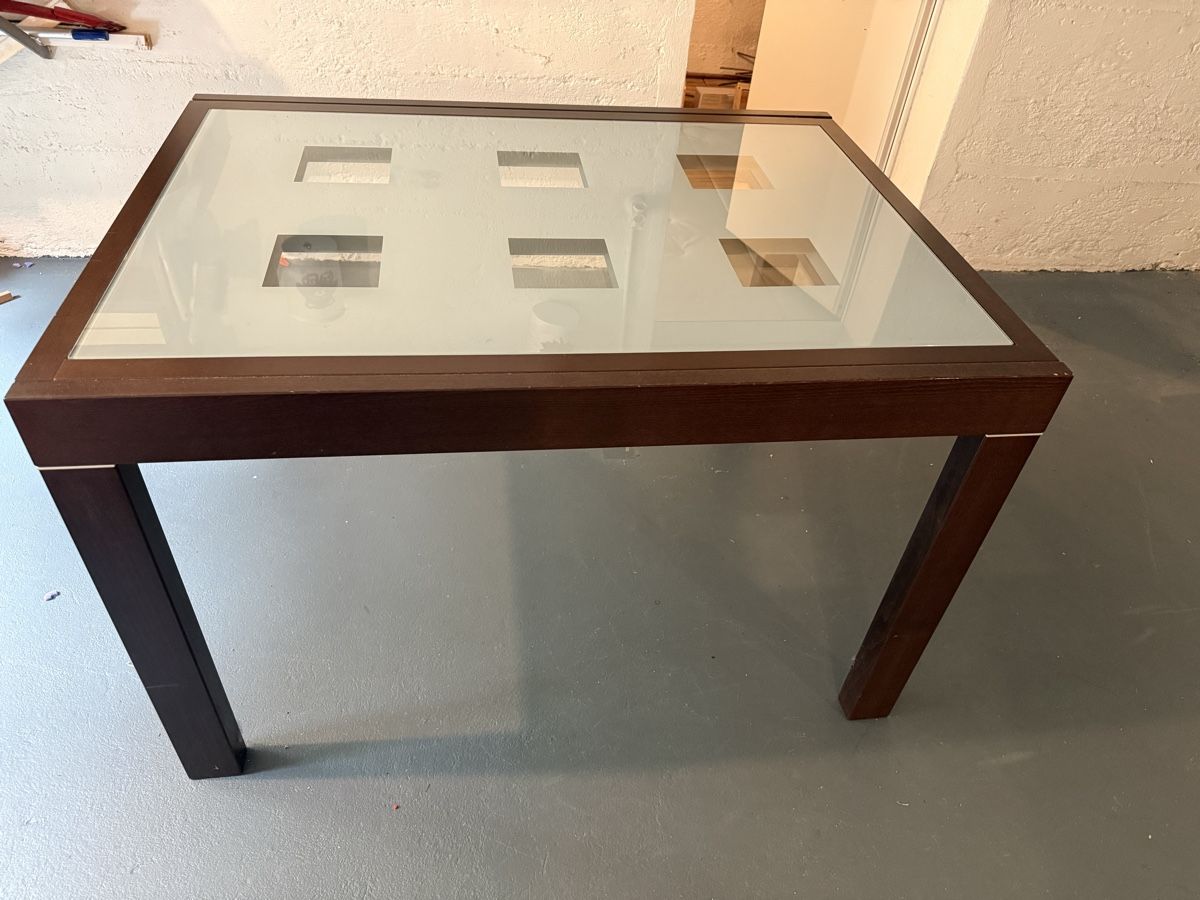 Tavoli: Esstisch aus Holz und Glas – Usato da Buchs AG venduto da k09_xt2v 1