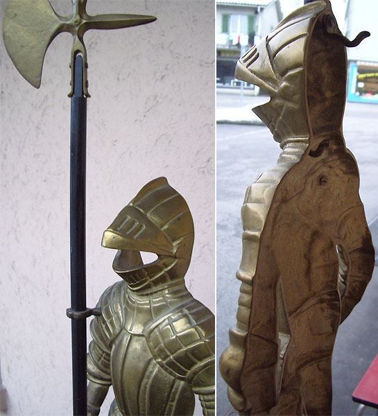 Statuette: Ritter aus Messing 87cm und 6,6kg !! – Usato da Meggen venduto da Trouvaillen 2