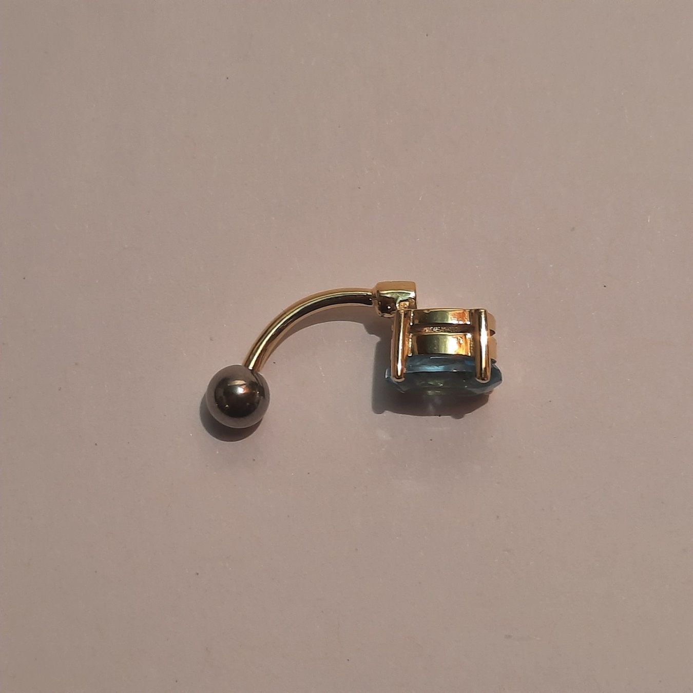Gioielli per piercing: Gold-Bauchnabelpiercing mit Topas Edelstein – Nuovo (secondo la descrizione) da Unterägeri venduto da Altgoldschmuck 4