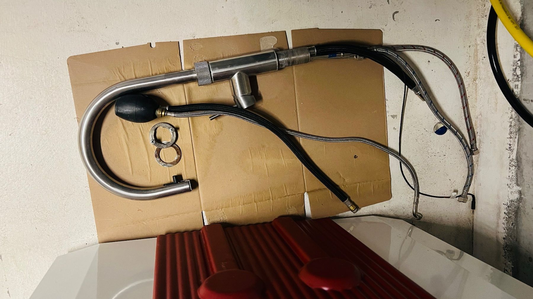 Quooker Rubinetteria: Quooker Armatur mit Schlauch Edelstahl – Usato da Freidorf TG venduto da pe-rempf