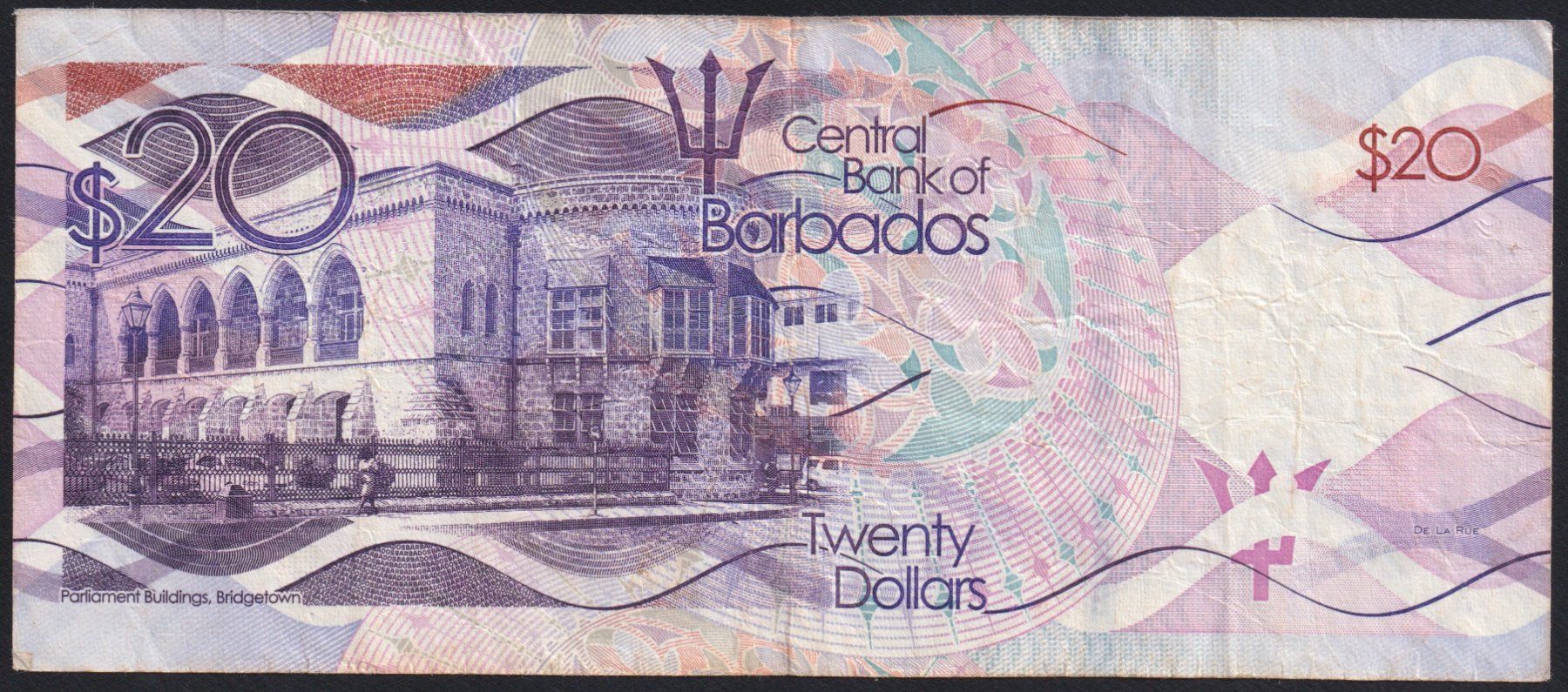 Banconote: Barbados 20 Dollars 2017 – Usato da Brugg AG venduto da banknoten_muesli 1