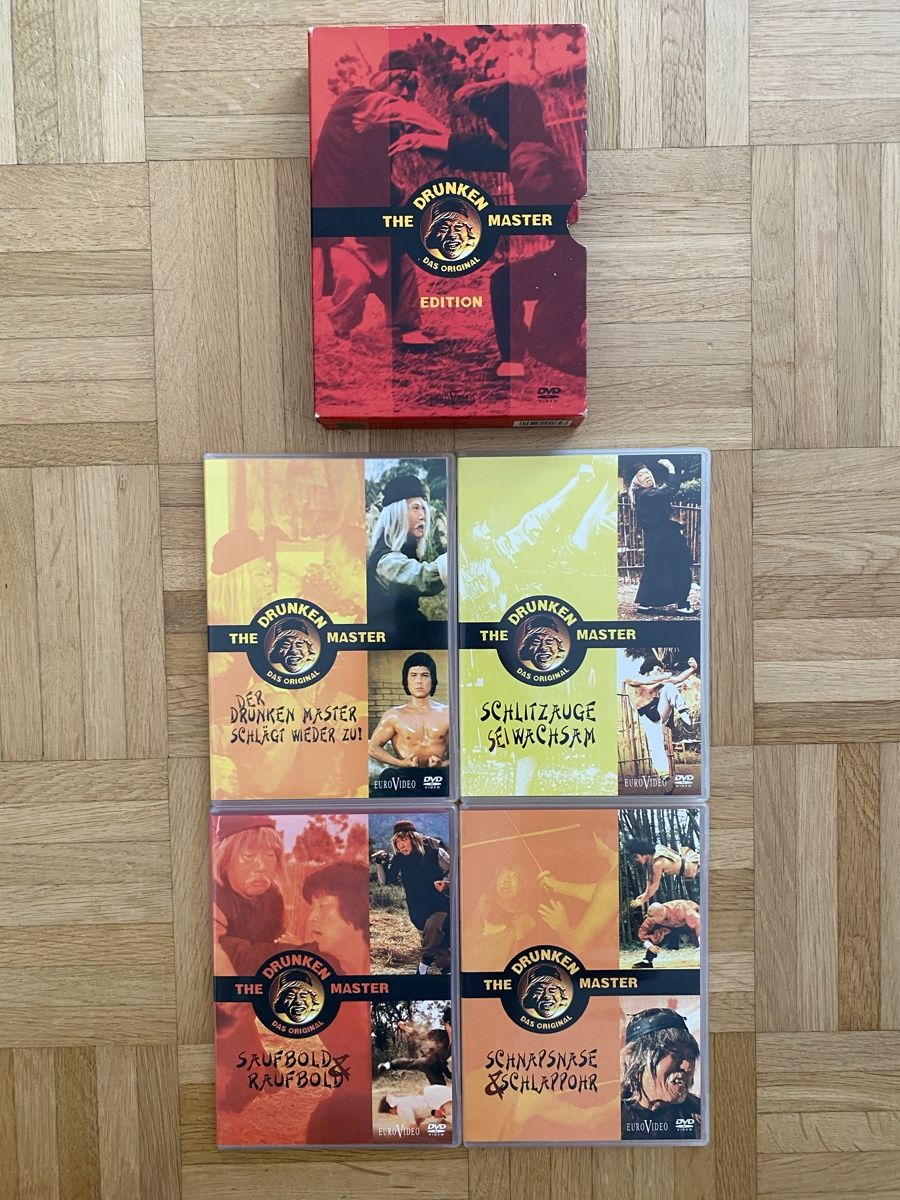 Alle DVDs: Drunken Master Filmpaket Dvd Bluray Knochenbrecher – Gebraucht aus Möhlin von Devilspunchbowl 1