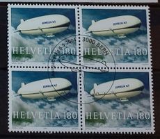 B1121 - Zeppelin bloc4 obl. 1er jour