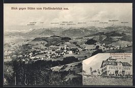 Heiden, Blick gegen Süden, Gasthaus F
