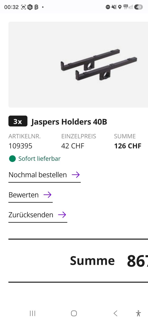 Autres accessoires: Jaspers Rack – Neuf (Voir description) à Steinhausen par Dsandro 5