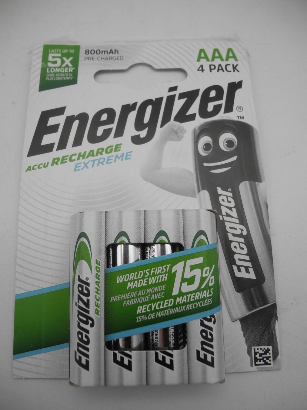Energizer Batterie: Energizer Accu Recharge Extreme AAA 800 – Nuovo e nell'imballaggio originale da Kottwil venduto da Crazyrolf