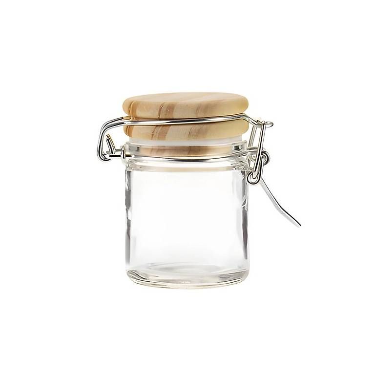 Bicchieri: 44st Bügelglas 45 ml mit Holzdeckel – Nuovo e nell'imballaggio originale da Krattigen venduto da KP-Management