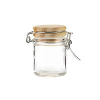 44st Bügelglas 45 ml mit Holzdeckel